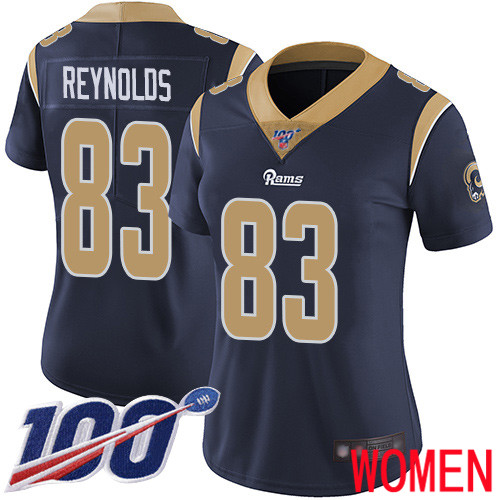 Los Angeles Rams Limited Navy Blue Women Josh Reynolds Home Jersey NFL Football 83 100th Season Vapor Untouchable
